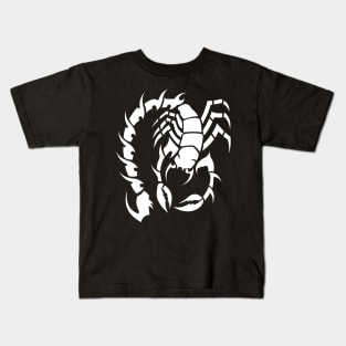 cool white scorpion Kids T-Shirt